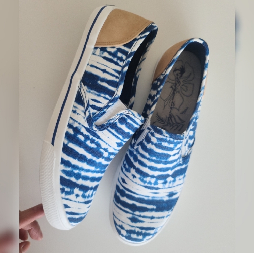 Margaritaville Sailor Tie Dye Canvas Slip Ons